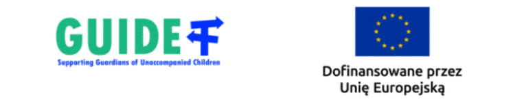 Logotypy projektowe - projektu Gajd i Unii Europejskiej.