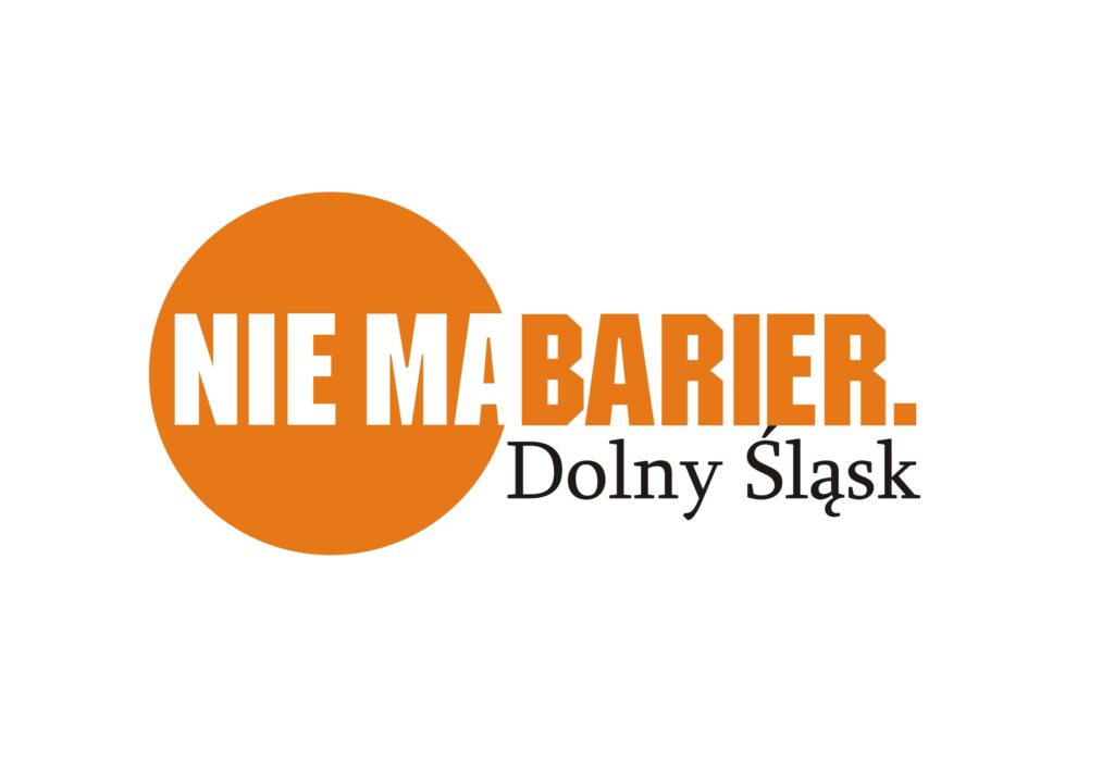 Logotyp "Nie ma barier - Dolny Śląsk".